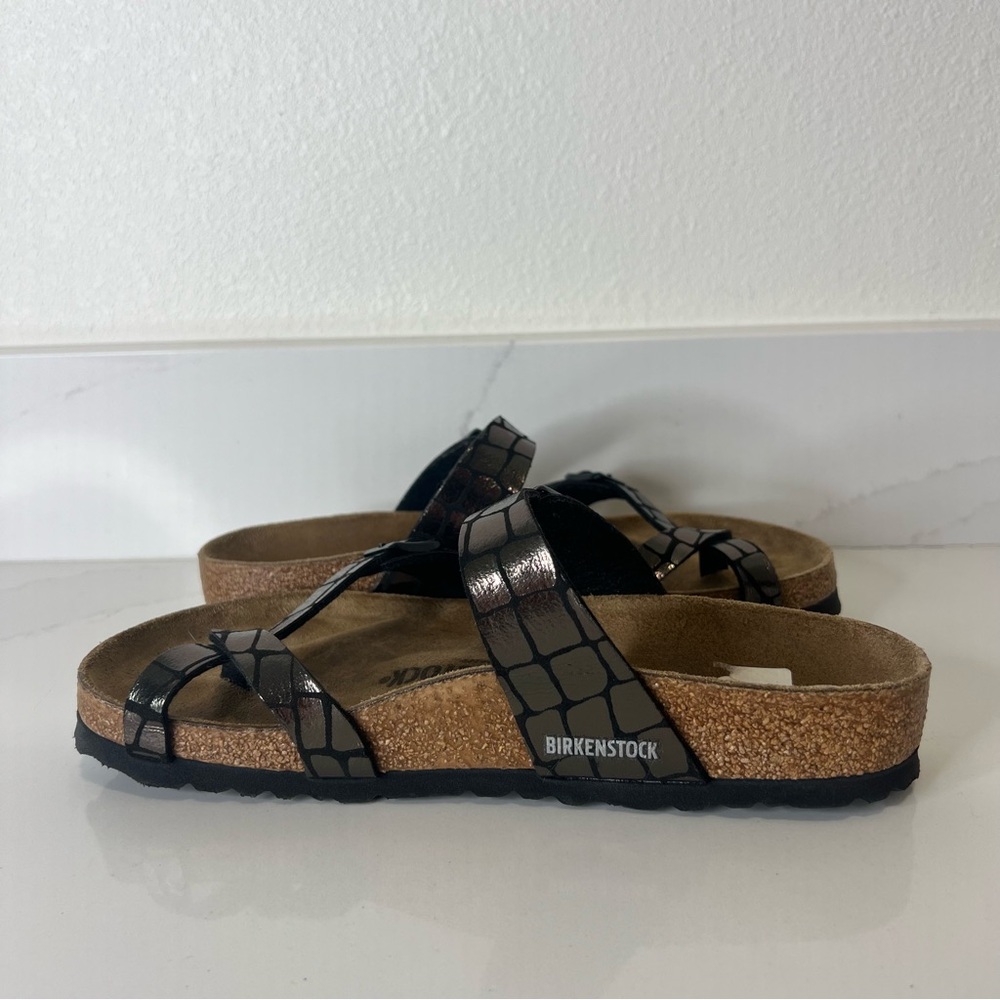 Birkenstock Mayari Croc‑Print Double Strap Sandal Slip-On EU 37 / US 6 - Picture 8 of 12